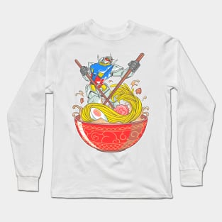 Ramen mecha Long Sleeve T-Shirt